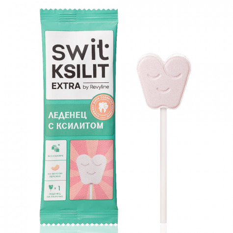 Леденцы на палочке Swit by Revyline Ksilit Extra Mix, 8 шт.