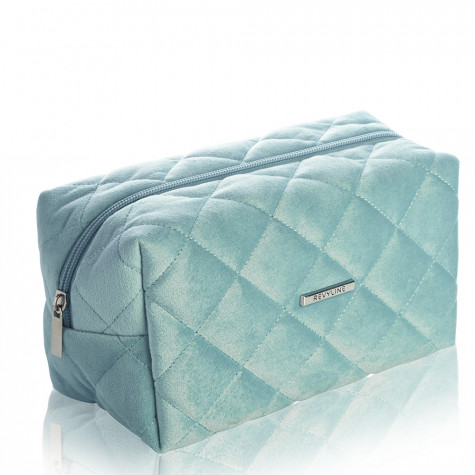 Косметичка дорожная вельветовая Revyline, голубая