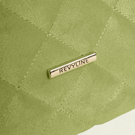 Косметичка дорожная вельветовая Revyline, зеленая
