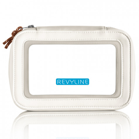 Дорожная косметичка прозрачная, бежевая